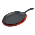 Cast Iron Preseasoned Sizzling Fajita Plate Set